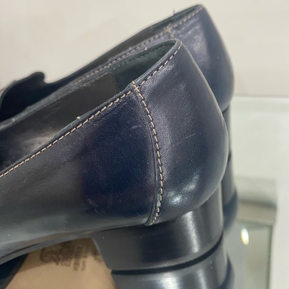 Roberto Capucci Flex Comfort Leather Loafers in Dark Charcoal/ Black size 7.5 - Picture 7 of 11